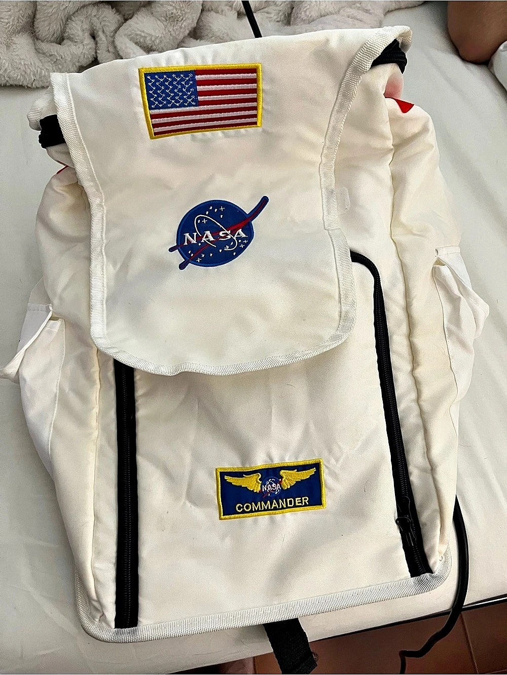 NASA Backpack White Black - Picture 2 of 4
